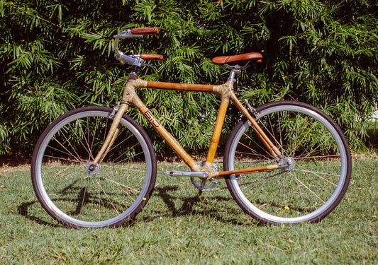 B1mo - Mens vintage commuter bamboo bicycle